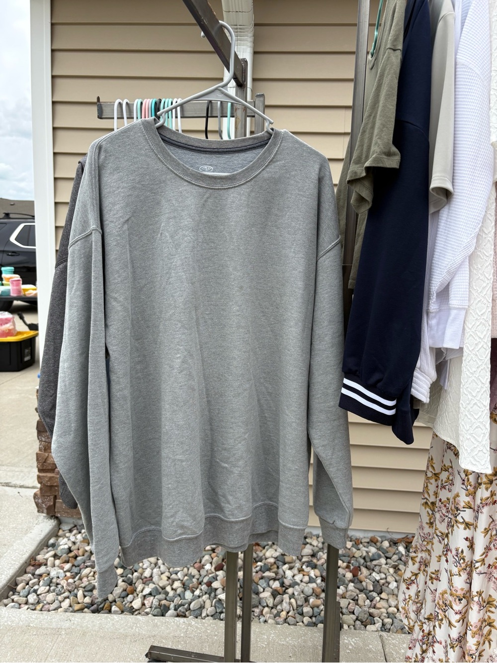 Athletic Works Gray Crewneck Sweatshirt